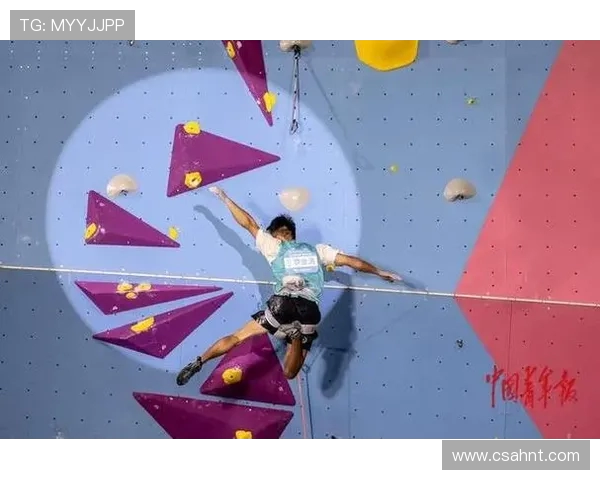 广州攀岩队在极限运动会中以84分稳居积分榜首位